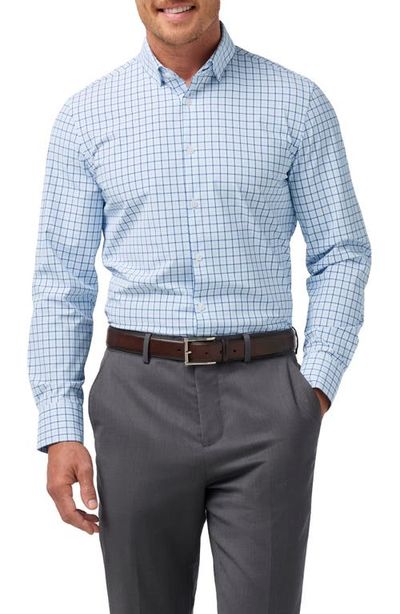 Mizzen+Main Mizzen+Main Leeward Trim Fit Check Performance Button-Up Shirt