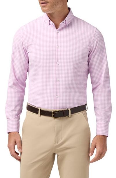 Mizzen+Main Mizzen+Main Leeward Trim Fit Gingham Button-Up Shirt