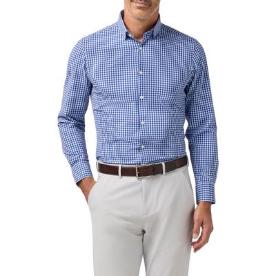 Mizzen+Main Mizzen+Main Leeward Trim Fit Gingham Performance Button-Up Shirt