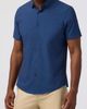 Mizzen+Main Mizzen+Main Leeward Trim Fit Midnight Navy Micro Gem Short Sleeve Button-Up Shirt  - 1