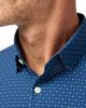 Mizzen+Main Mizzen+Main Leeward Trim Fit Navy Medallion Print Short Sleeve Button-Up Shirt - 2