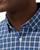 Mizzen+Main Mizzen+Main Leeward Trim Fit Navy Plaid No Tuck Button-Up Shirt - 2