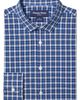Mizzen+Main Mizzen+Main Leeward Trim Fit Navy Plaid No Tuck Button-Up Shirt - 3