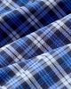 Mizzen+Main Mizzen+Main Leeward Trim Fit Navy Plaid No Tuck Button-Up Shirt - 4