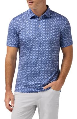 Mizzen+Main Mizzen+Main Versa Trim Fit Cocktail Print Polo