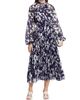 ML Monique Lhuillier Women's Abbie Floral Chiffon Maxi Dress - 2