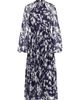 ML Monique Lhuillier Women's Abbie Floral Chiffon Maxi Dress - 8