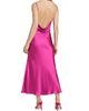 ML Monique Lhuillier Women's Antione Crystal Satin Cowlneck Midi-Dress - 5