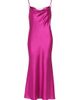 ML Monique Lhuillier Women's Antione Crystal Satin Cowlneck Midi-Dress - 8