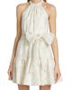 ML Monique Lhuillier Women's Metallic Jacquard Halter Minidress - 3