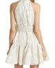 ML Monique Lhuillier Women's Metallic Jacquard Halter Minidress - 5