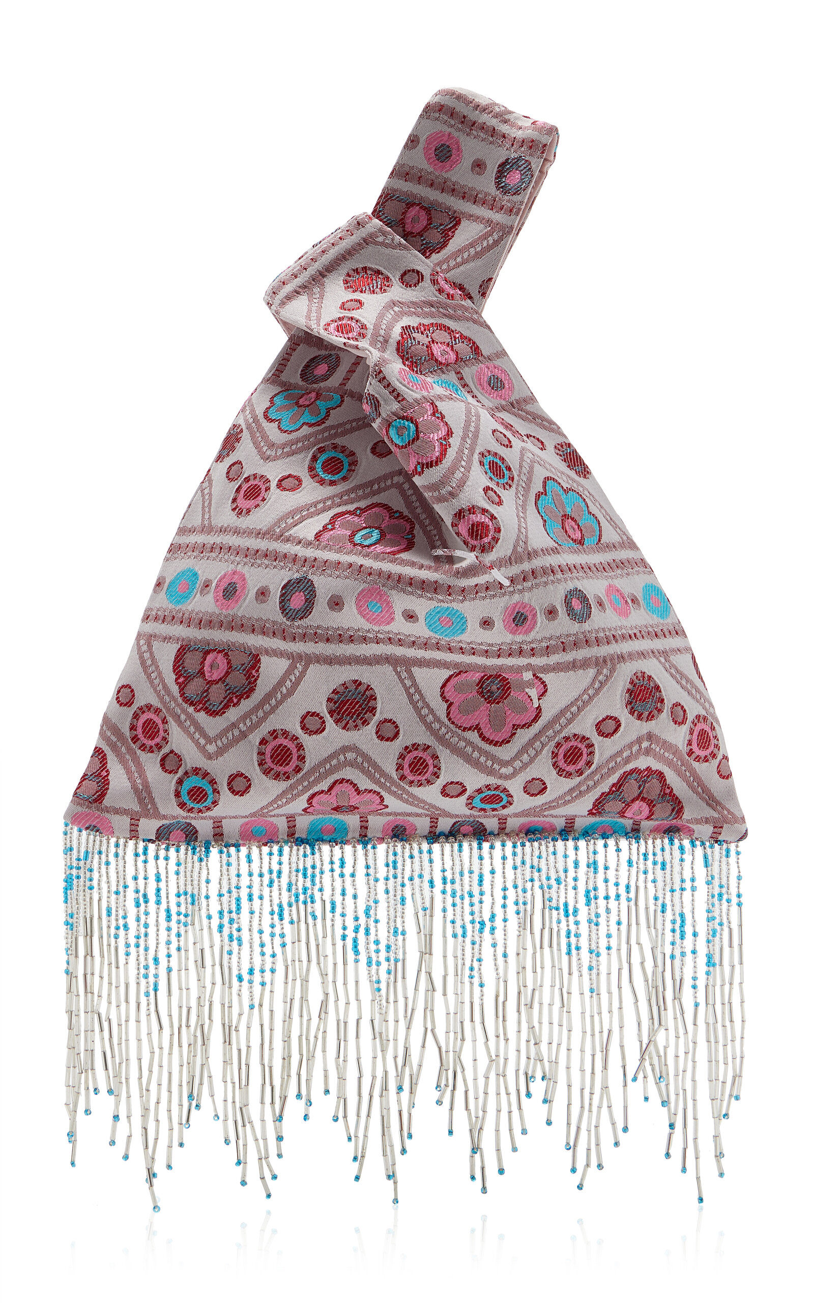 Mélisse Mélisse The Marrakech Knot Bag In Pink Medallion Print