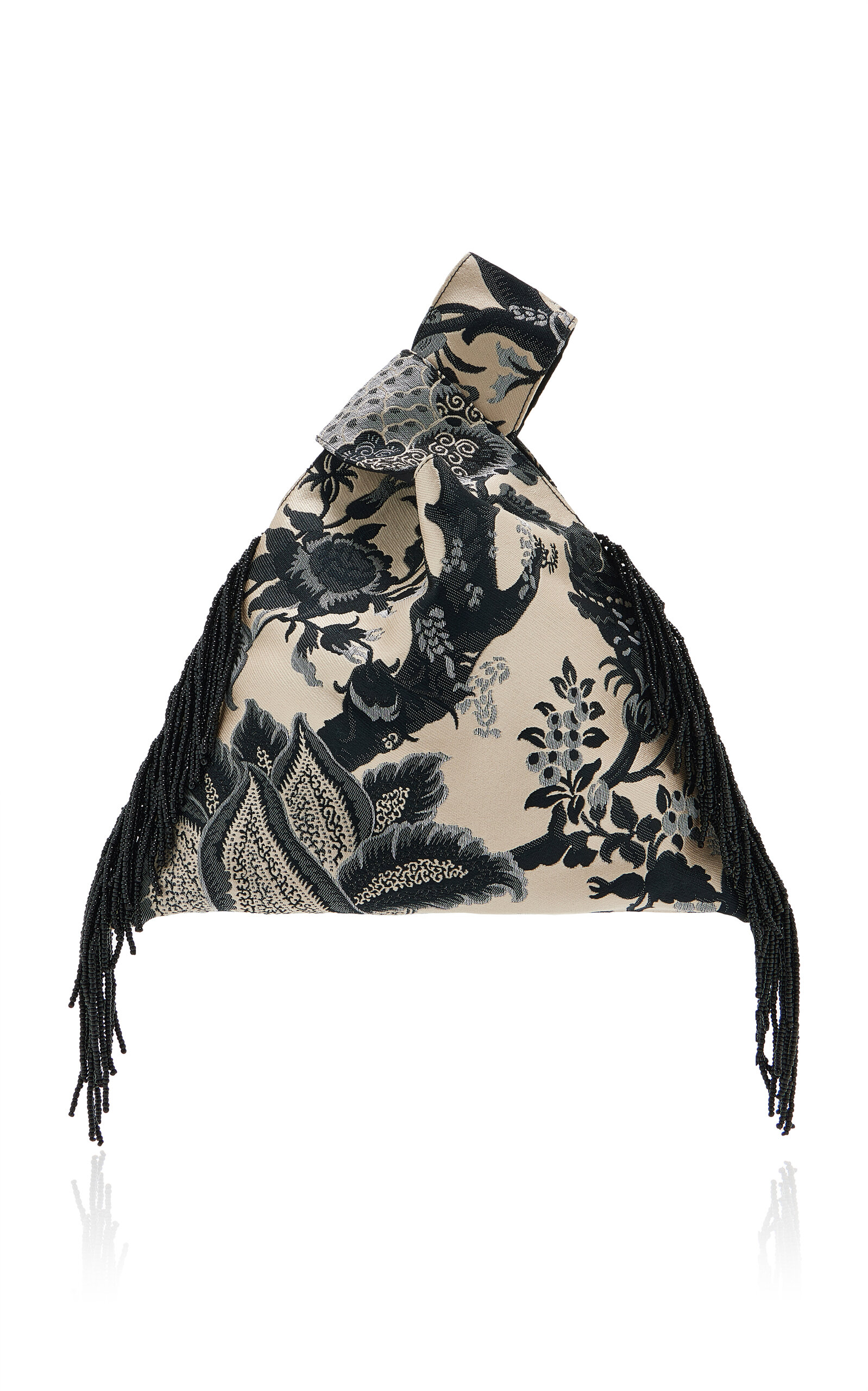 Mélisse Mélisse The Toile Knot Bag in Ivory Brocade