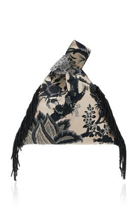 Mélisse Mélisse The Toile Knot Bag in Ivory Brocade