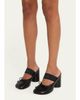 MM6 Maison Margiela 60mm Leather Mary Jane Ballerina Mule Pumps - 2