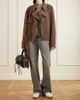 MM6 MAISON MARGIELA Belted distressed gabardine jacket - 2