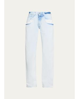 MM6 Maison Margiela Boyfriend Acid Wash Jeans