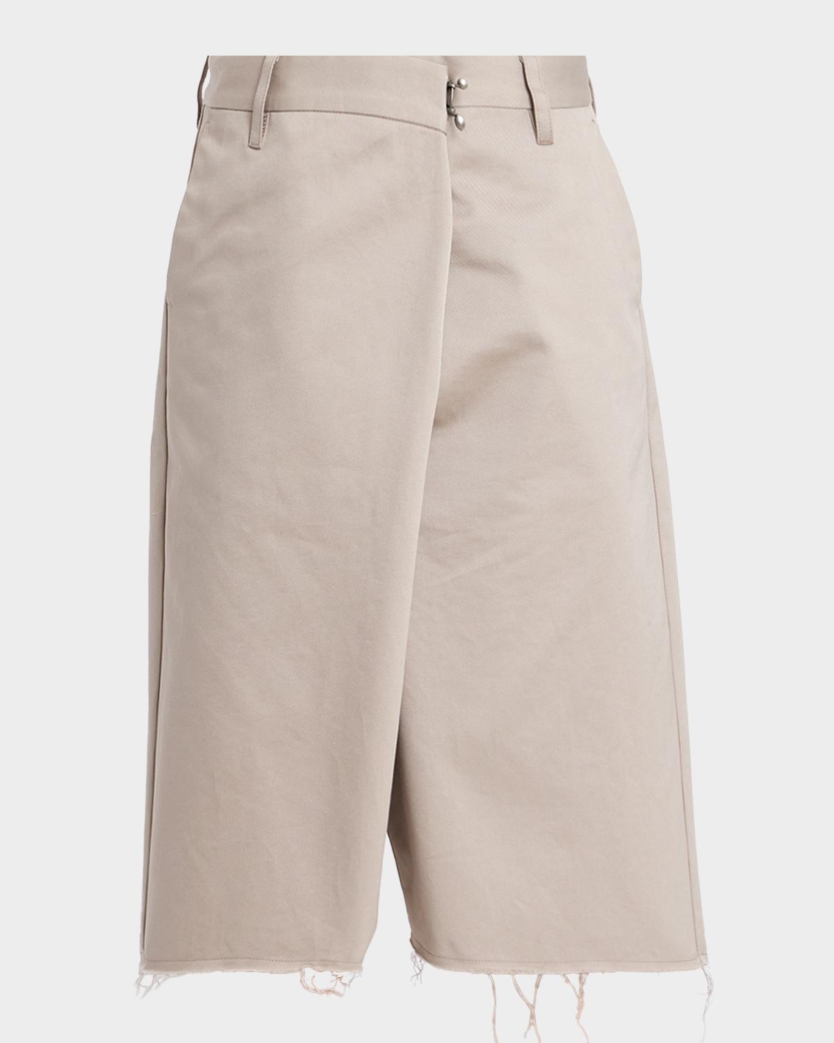 MM6 Maison Margiela Cotton Wrap Culotte Shorts