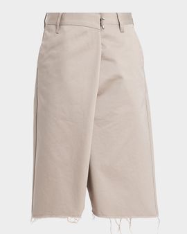 MM6 Maison Margiela Cotton Wrap Culotte Shorts