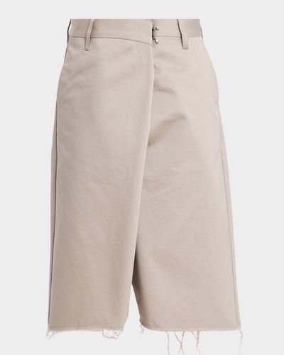 MM6 Maison Margiela Cotton Wrap Culotte Shorts