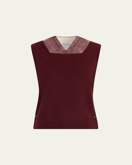 MM6 Maison Margiela Fused Wool Knit Vest