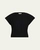 MM6 Maison Margiela High-Neck Wide Ribbed Top - 1