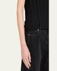 MM6 Maison Margiela High-Neck Wide Ribbed Top - 2
