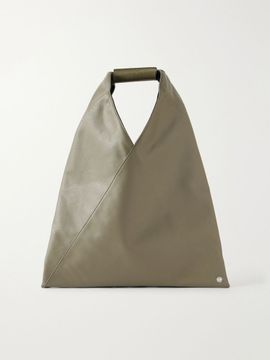 MM6 MAISON MARGIELA Japanese leather-trimmed vegan material tote