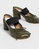 MM6 Maison Margiela MM6 Maison Margiela Anatomic Heeled Mules Beech - 5
