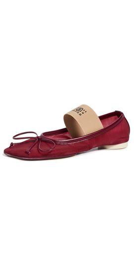 MM6 Maison Margiela MM6 Maison Margiela Ballet Shoes Ruby Wine
