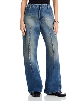 Mm6 Maison Margiela MM6 Maison Margiela Barrel Leg Jeans in Blue