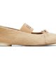 MM6 Maison Margiela MM6 Maison Margiela Beige Ballet Calf Hair Ballerina Flats - 1