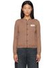 MM6 Maison Margiela MM6 Maison Margiela Beige Essentials Cardigan - 1