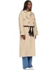 MM6 Maison Margiela MM6 Maison Margiela Beige Gloves Cotton Trench Coat - 2