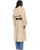 MM6 Maison Margiela MM6 Maison Margiela Beige Gloves Cotton Trench Coat - 3
