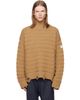 MM6 Maison Margiela MM6 Maison Margiela Beige Wool Turtleneck - 1
