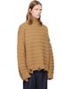 MM6 Maison Margiela MM6 Maison Margiela Beige Wool Turtleneck - 2