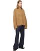 MM6 Maison Margiela MM6 Maison Margiela Beige Wool Turtleneck - 4