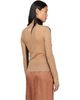 MM6 Maison Margiela MM6 Maison Margiela Black & Beige Front Back Pullover Turtleneck - 3