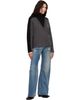 MM6 Maison Margiela MM6 Maison Margiela Black & Gray Trompe L'Oeil Turtleneck - 4