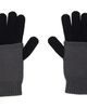 MM6 Maison Margiela MM6 Maison Margiela Black & Gray Two-Tone Knit Gloves - 2
