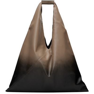 MM6 Maison Margiela MM6 Maison Margiela Black & Taupe Classic Medium Tote