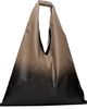 MM6 Maison Margiela MM6 Maison Margiela Black & Taupe Classic Medium Tote - 2