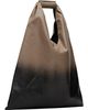 MM6 Maison Margiela MM6 Maison Margiela Black & Taupe Classic Small Tote - 2