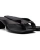 MM6 Maison Margiela MM6 Maison Margiela Black Anatomic Flip Flop Mule Heeled Sandals - 4