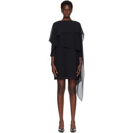 MM6 Maison Margiela MM6 Maison Margiela Black Chiffon Minidress