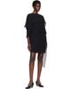 MM6 Maison Margiela MM6 Maison Margiela Black Chiffon Minidress - 4