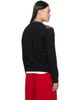 MM6 Maison Margiela MM6 Maison Margiela Black Crew Neck Sweater - 3