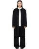 MM6 Maison Margiela MM6 Maison Margiela Black Double-Faced Wool Coat - 1