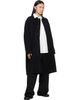 MM6 Maison Margiela MM6 Maison Margiela Black Double-Faced Wool Coat - 4